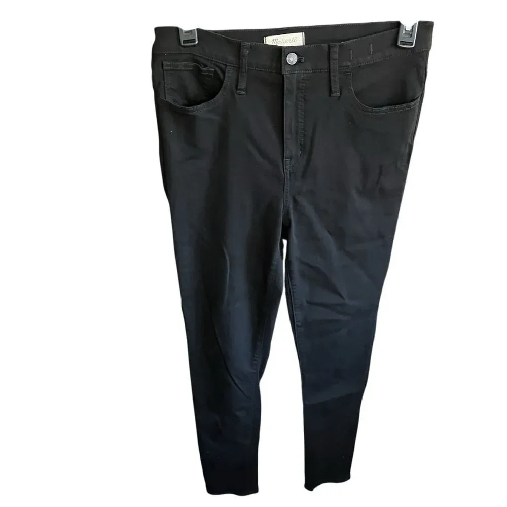 MADEWELL Roadtripper Black Denim Skinny Jeans Women's 31T